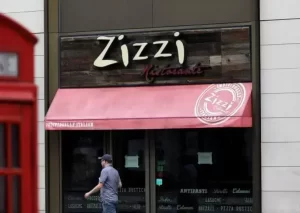 Zizzi restaurant UK
