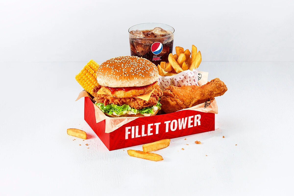 KFC Fillet Tower Box Meal