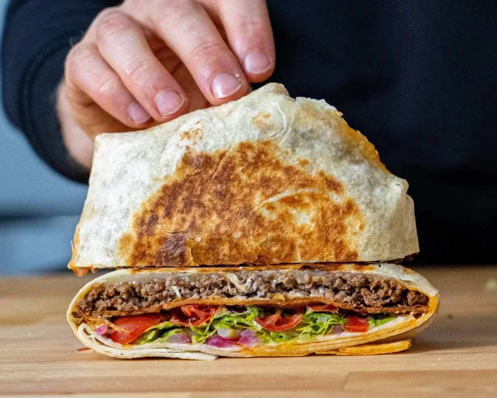 Taco Bell crunchwrap supreme