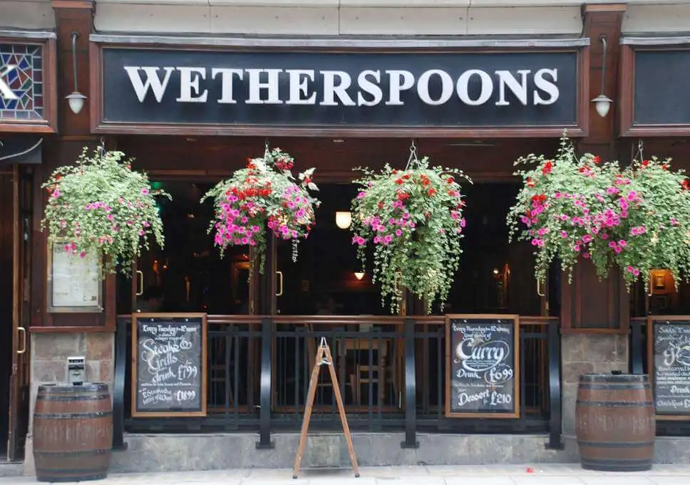 Wetherspoon Restaurant Uk
